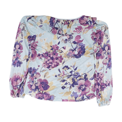 Green Floral Blouse