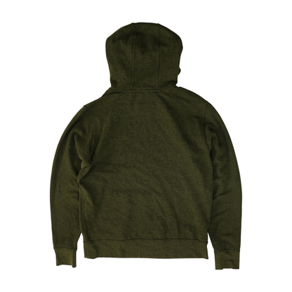 Green Solid Hoodie Pullover