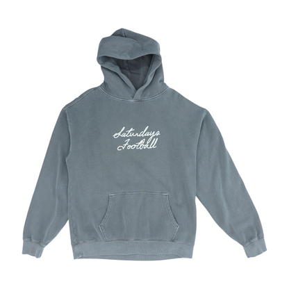 Gray Solid Hoodie Pullover