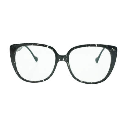Black Xenia Oversized Prescription Eyewear
