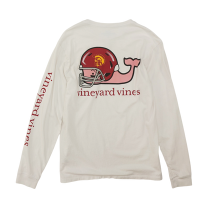 White USC Trojans Graphic T-Shirt