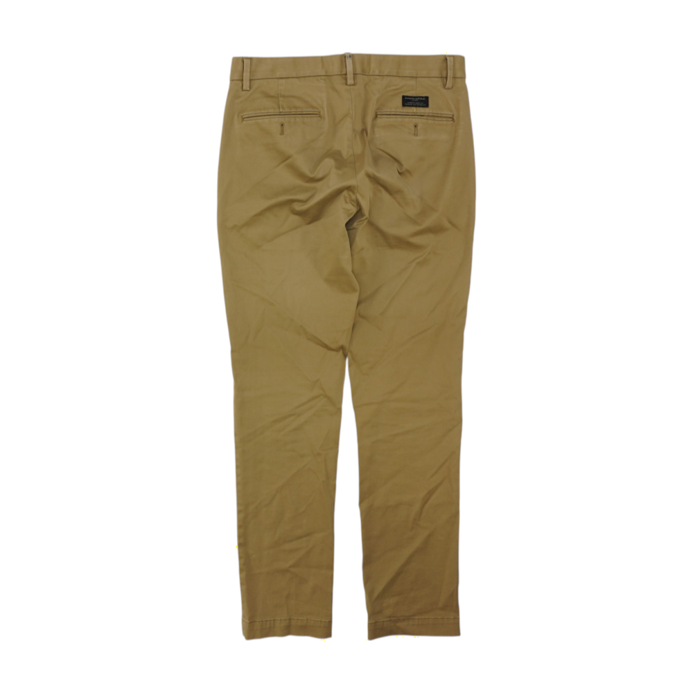 Beige Regular Pants