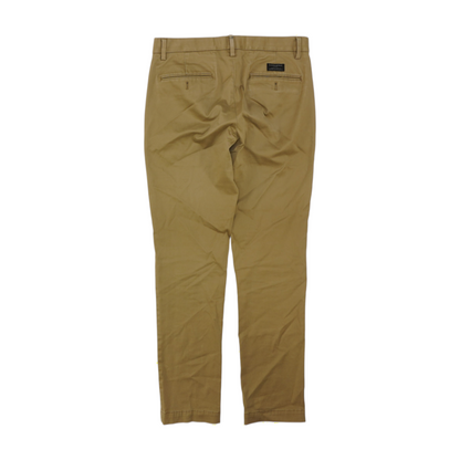 Beige Regular Pants