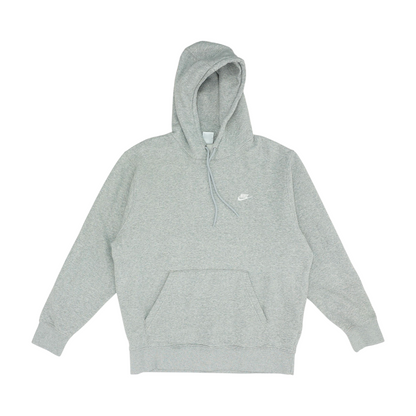Gray Solid Hoodie Pullover