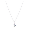 1/5 ctw Sterling Silver Sapphire Pendant Necklace