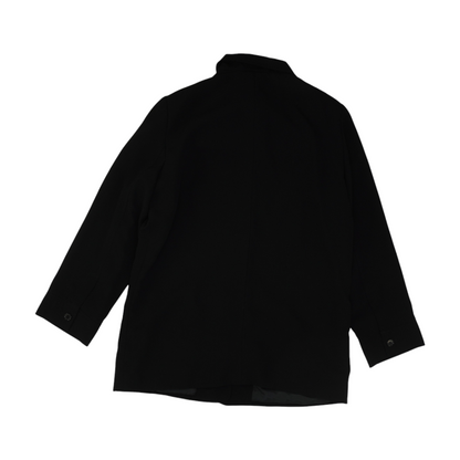 Vintage Black Solid Jacket