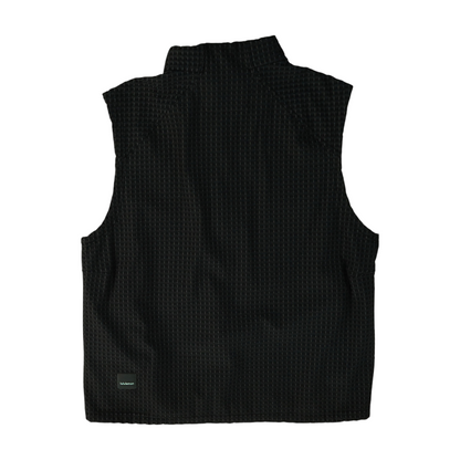 Black Solid Active Vest