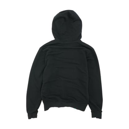 Black Solid Hoodie Pullover
