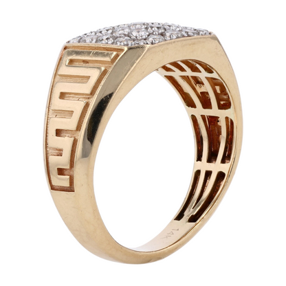 1 ctw 14K Yellow Gold Diamond Fashion Ring