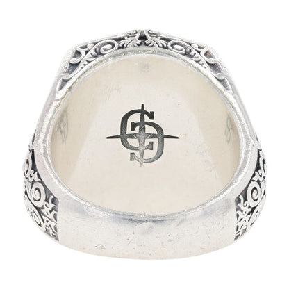 Sterling Silver Victory Signet Ring
