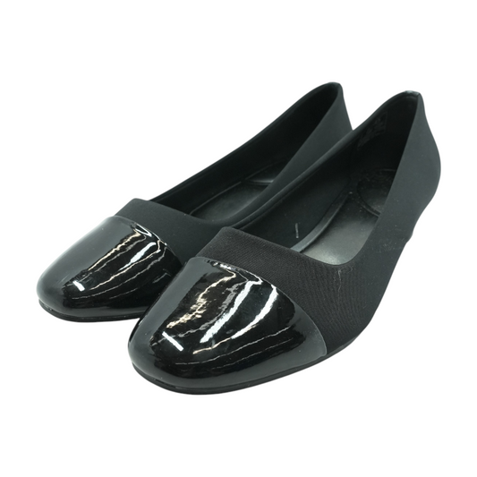 Black Slip-On Flats