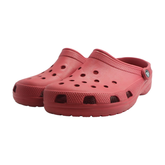 Red Slip-On Casual Shoes