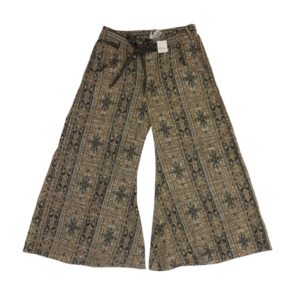 Brown Abstract Pants