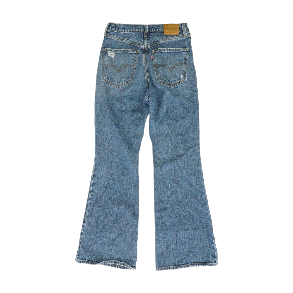 Blue Wide Leg Jeans