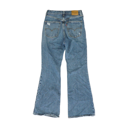 Blue Wide Leg Jeans