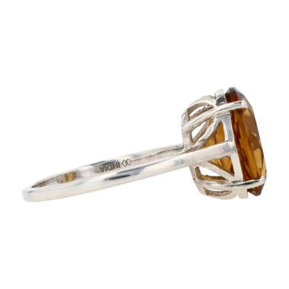 Sterling Silver Quartz Fashion Ring