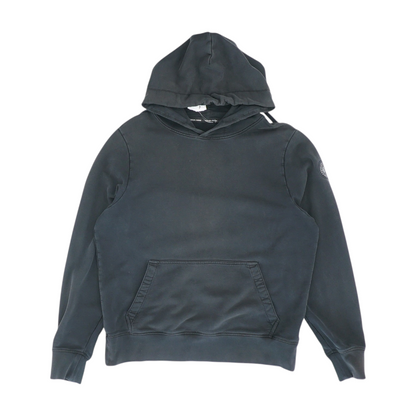 Black Solid Hoodie Pullover