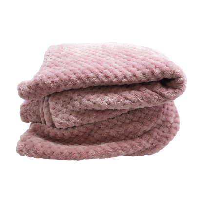 Pink Travel Pillow and Blanket