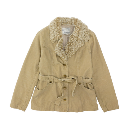 Vintage Tan Solid Jacket