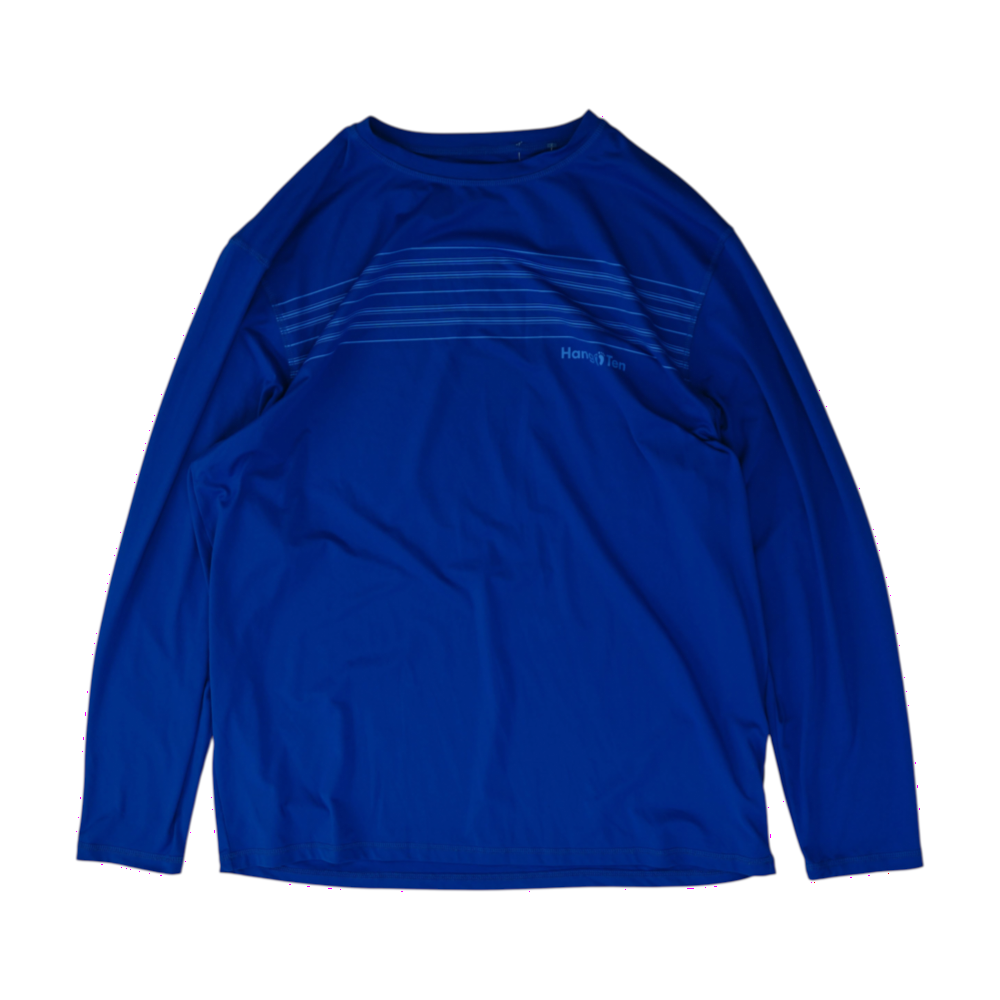 Blue Solid Active T-Shirt