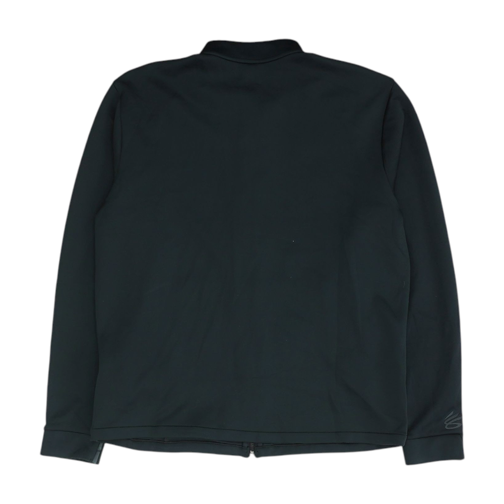 Black Solid Active Jacket