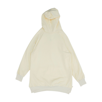 Yellow Solid Hoodie Pullover