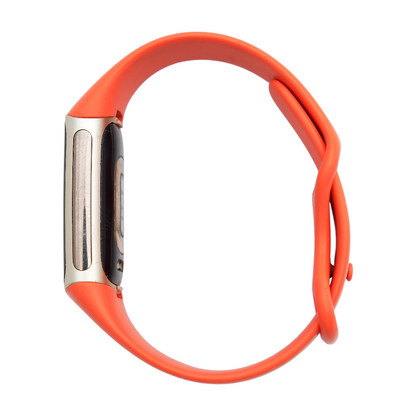 26mm Charge 6 Gold Smartwatch Orange Band Small