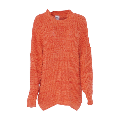 Orange Abstract Mini Dress