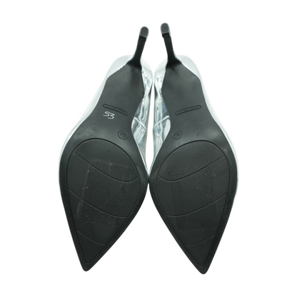Silver Stiletto Heels