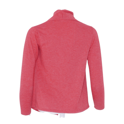 Red Petite Cardigan Sweater