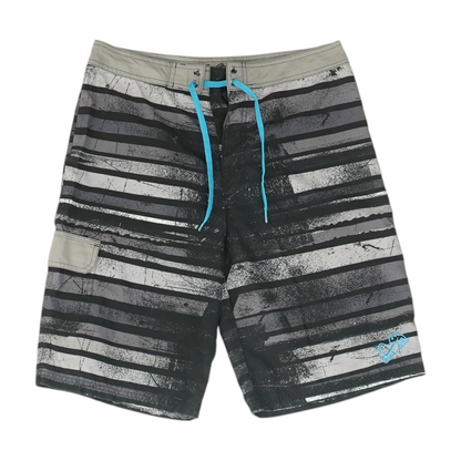Black Striped Swim Bottom