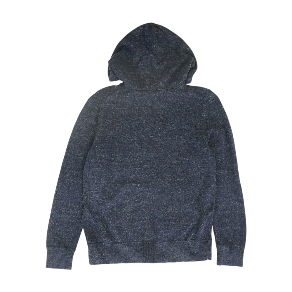 Navy Solid Hoodie Pullover