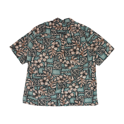 Multi Floral Short Sleeve Button Down