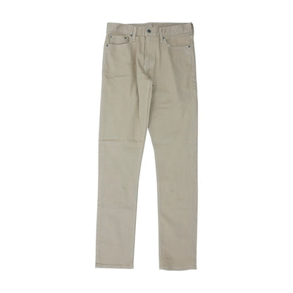 Khaki Solid Five Pocket Pants