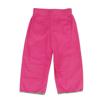 Pink Solid Chino Pants