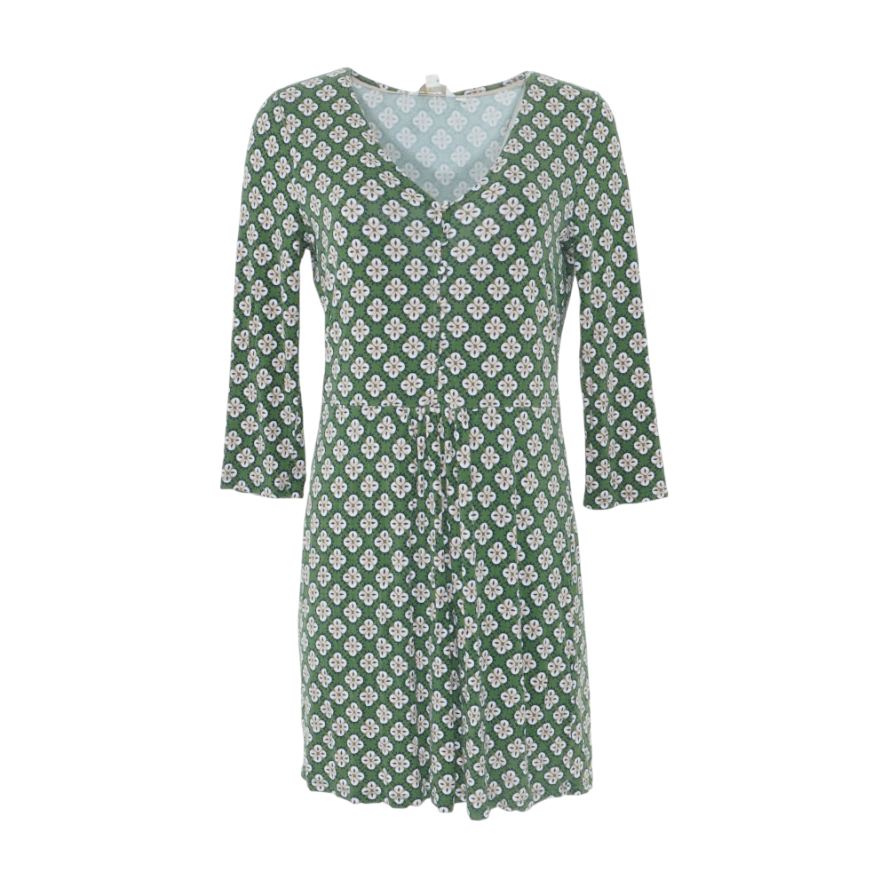 Green Abstract Mini Dress