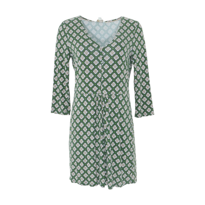 Green Abstract Mini Dress