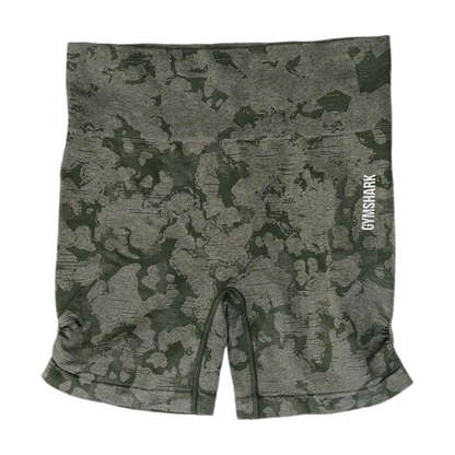 Green Print Active Shorts