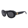 Black CL40194U Oval Sunglasses