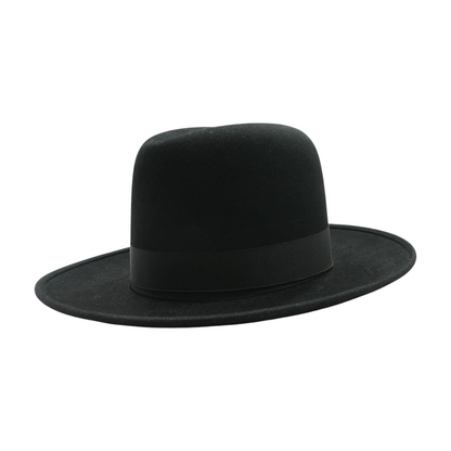 Kova Fedora in Black Wool