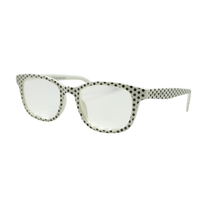 White The Willow Square Prescription Eyewear