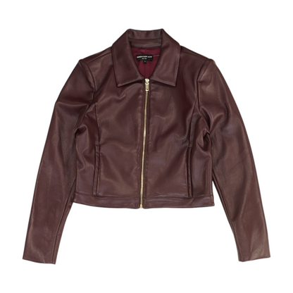 Burgundy Solid Jacket
