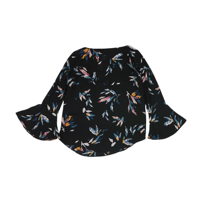 Black Print Blouse