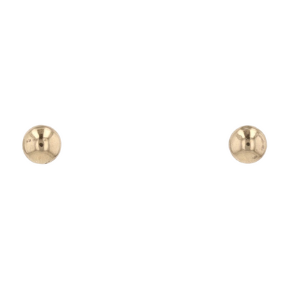 14K Yellow Gold Stud Earrings