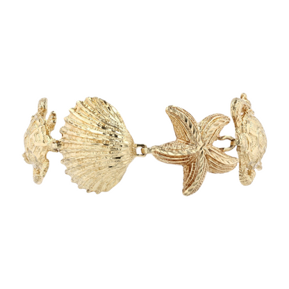 14K Yellow Gold Chain Bracelet