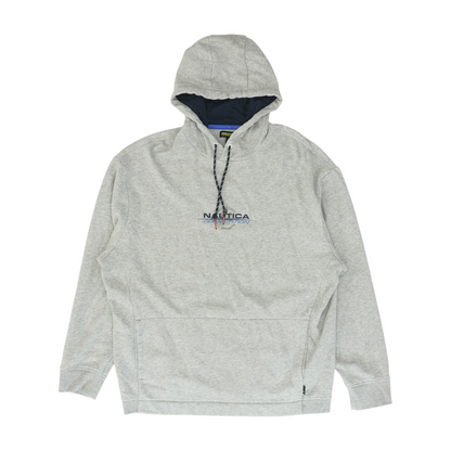 Gray Solid Hoodie Pullover