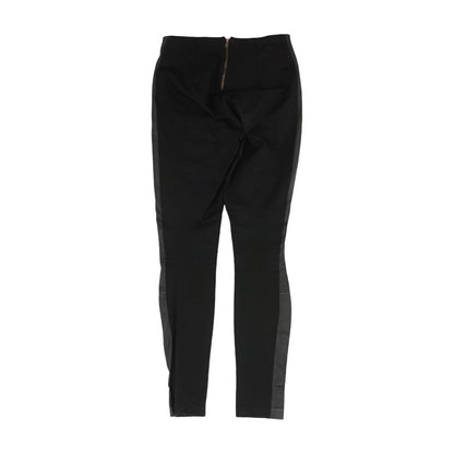 Black Solid Pants