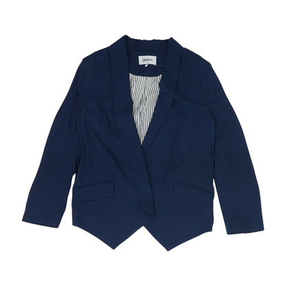 Blue Solid Blazer