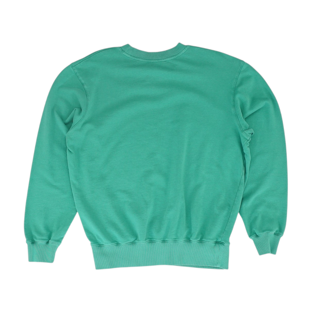 Green Solid Sweatshirt Pullover