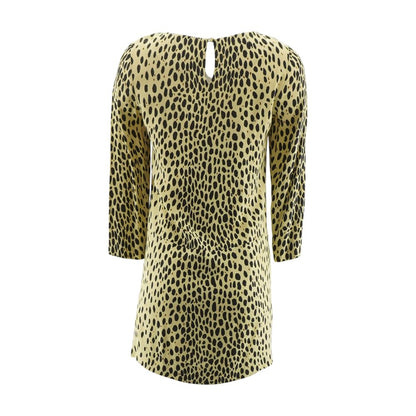 Tan Misc Midi Dress